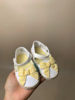 Sandal tập đi Monsoon hoạ tiết nơ caro vàng ( size: 6->12m) - Ảnh 4