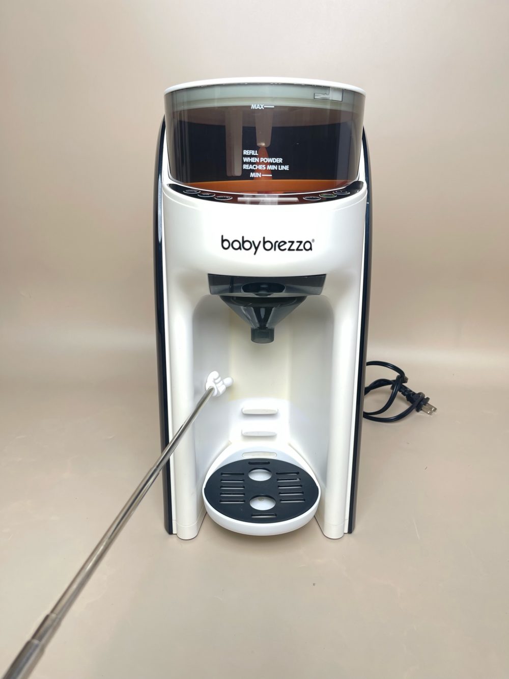 Máy pha sữa Baby Brezza Formula Pro Advanced Black/ White( no box) - Ảnh 11