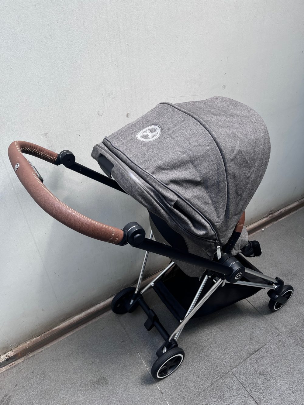 Xe đẩy Cybex mios 3 màu xám khung bạc ( size: 0->4y, tối đa 22kg) kèm adapter và áo mưa cybex - Ảnh 23