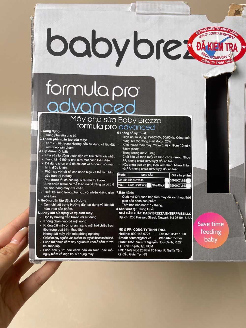 Máy pha sữa Baby Brezza Formula Pro Advanced (Full box, BH 11/2026, bill VNQ) - Ảnh 23