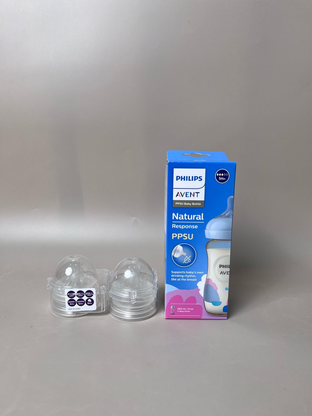 Bình sữa PHILIPS AVENT PPSU 260ml ( full box) kèm 4 núm ti size số 2,3,4 - Ảnh 23