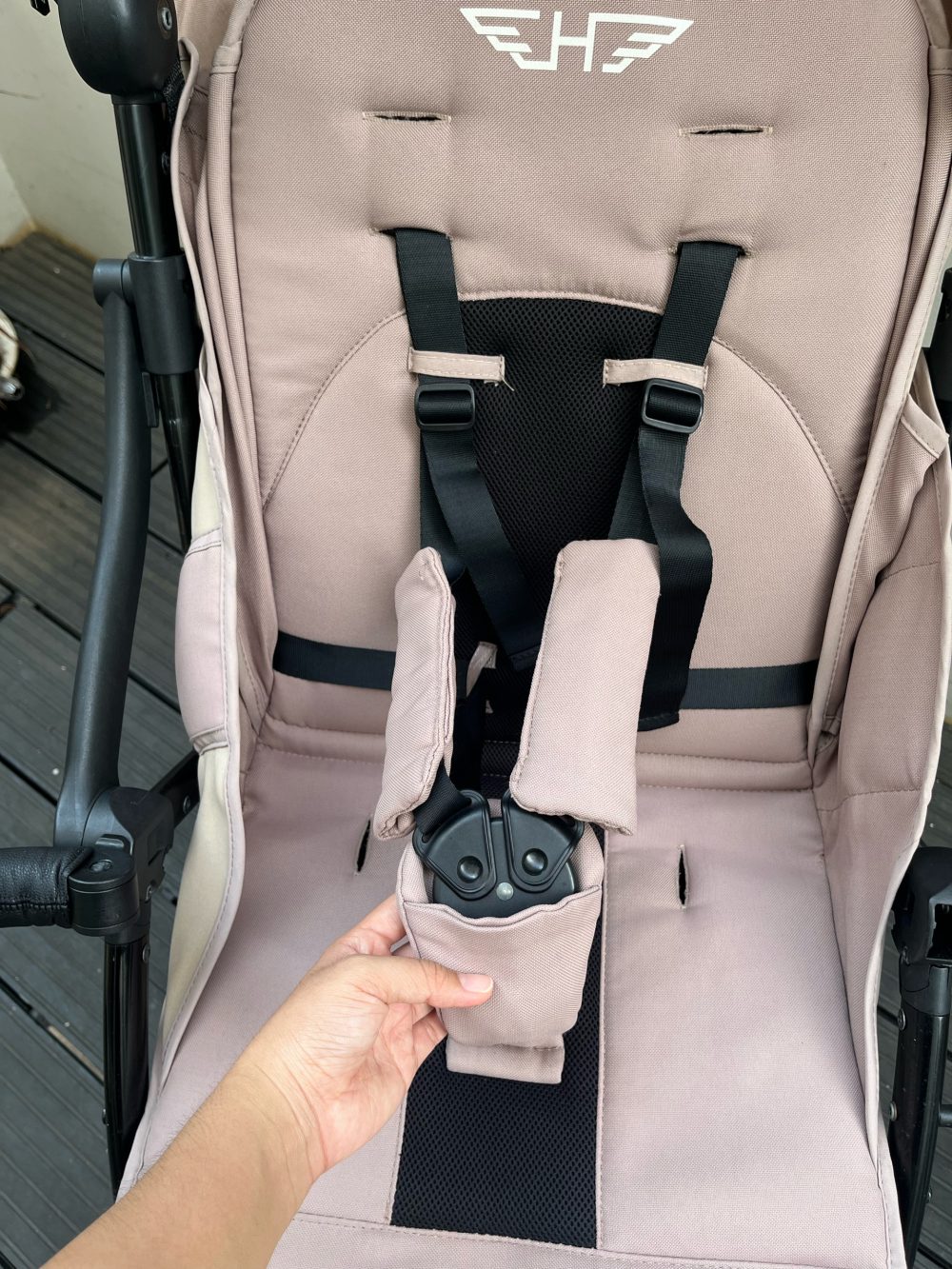 Xe đẩy Hamilton X1 màu nâu ánh hồng ( size: 0->4y, tối đa 20kg) - Ảnh 9