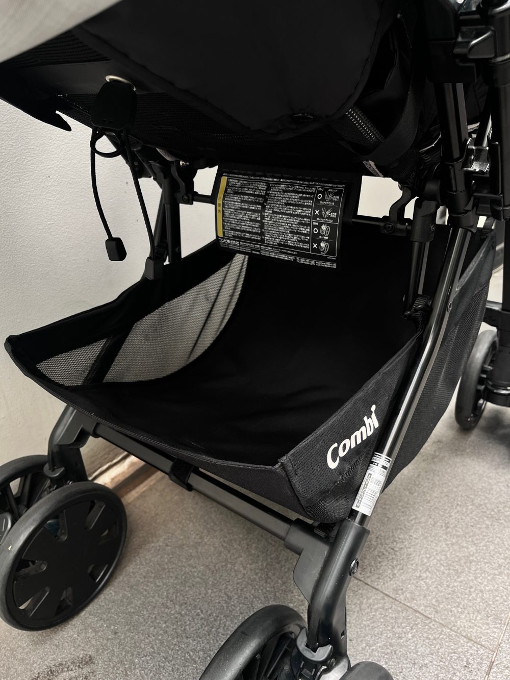 Xe đẩy Combi Crossgo 4 cas màu ghi (size 1→36m, tối đa 15kg) - Ảnh 20