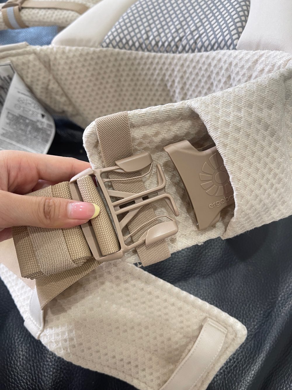 Địu Ergo baby Alta Hip Seat, Natural Beige ( size: 5,5-> 20kg ~ 4–> 48m) - Ảnh 20