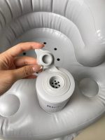 Ghế hơi tập ngồi Richell màu xám ( no box) - Ảnh 9