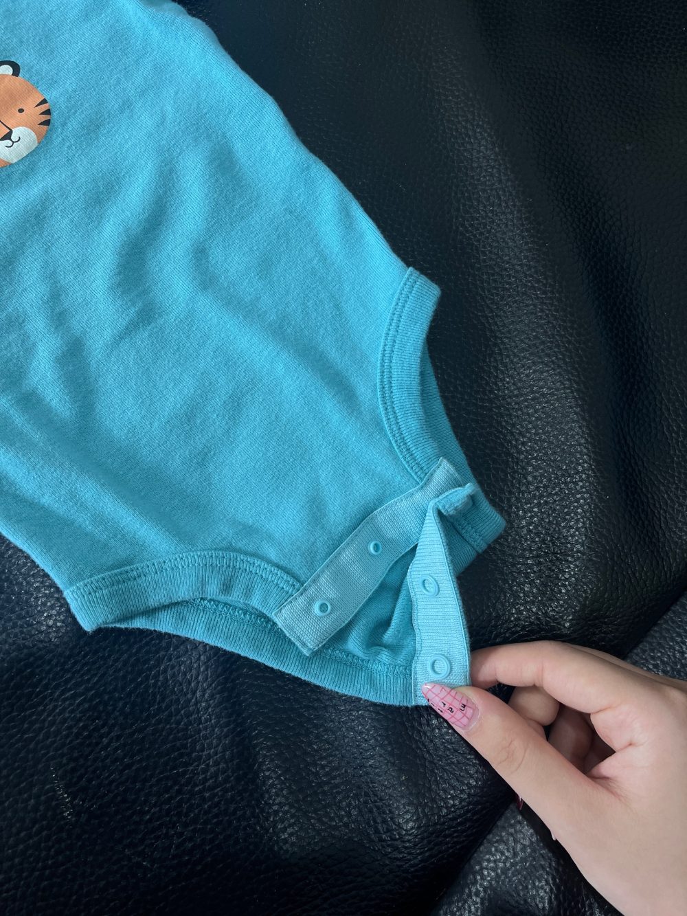 Set 2 bodysuit Pekkle màu xanh và URB màu be (size 3→6m) tặng kèm ủ quấn Mintuu màu xanh sọc trắng - Ảnh 19