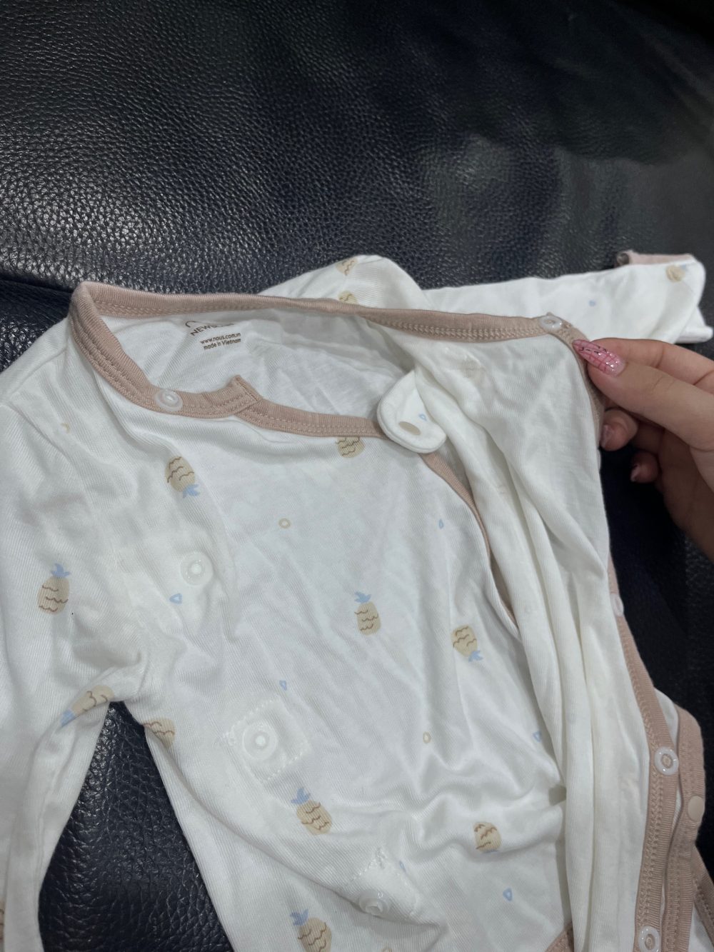 Set 3 bộ Nous màu nâu/be size newborn (kèm 2 mũ và 1 đồ chơi) - Ảnh 14