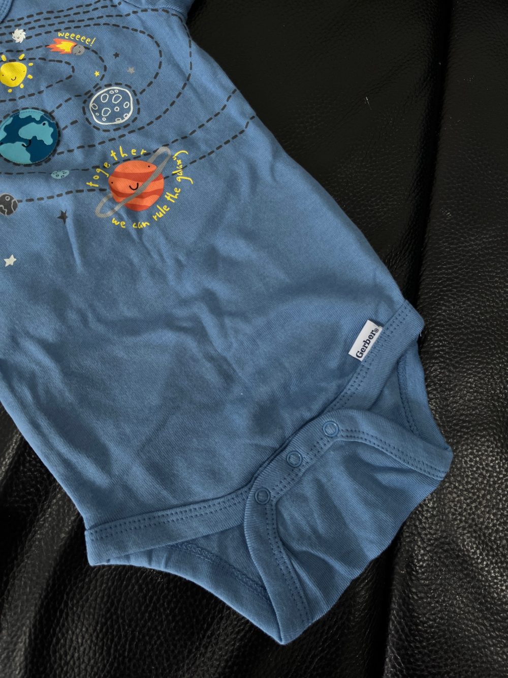 Set 4 bộ bodysuit Gerber họa tiết vũ trụ (size 6→9m) - Ảnh 20