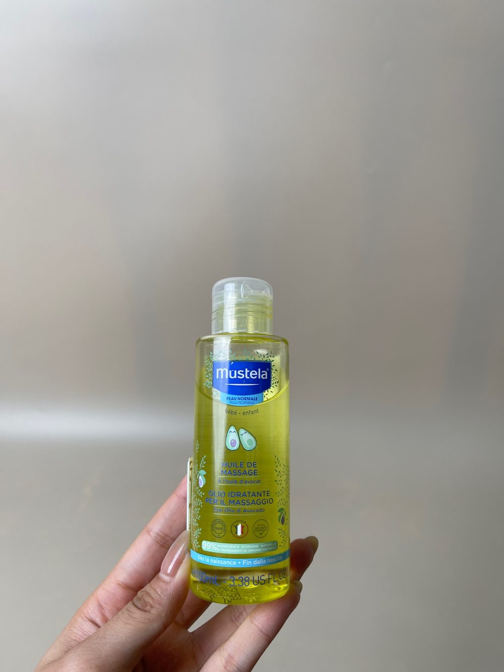 Dầu massage Mustela cho bé 100ml (Date: 20/02/2028) - Ảnh 2