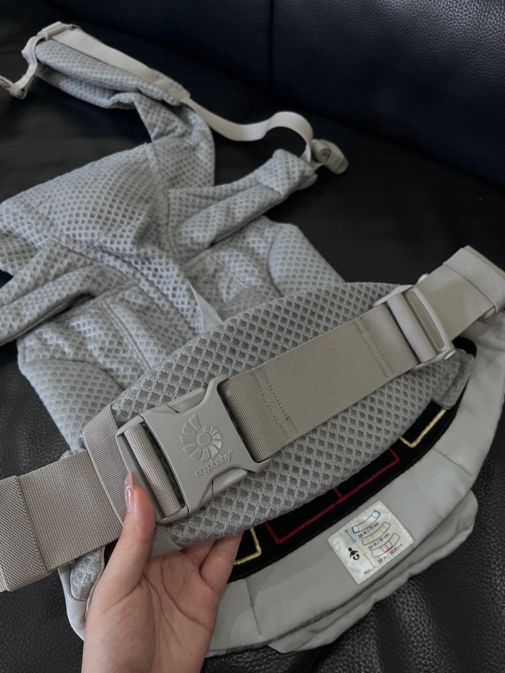 Địu Ergobaby Omni Breeze, Pearl Grey (size: 3kg2→20kg4~ 0→48m) - Ảnh 5