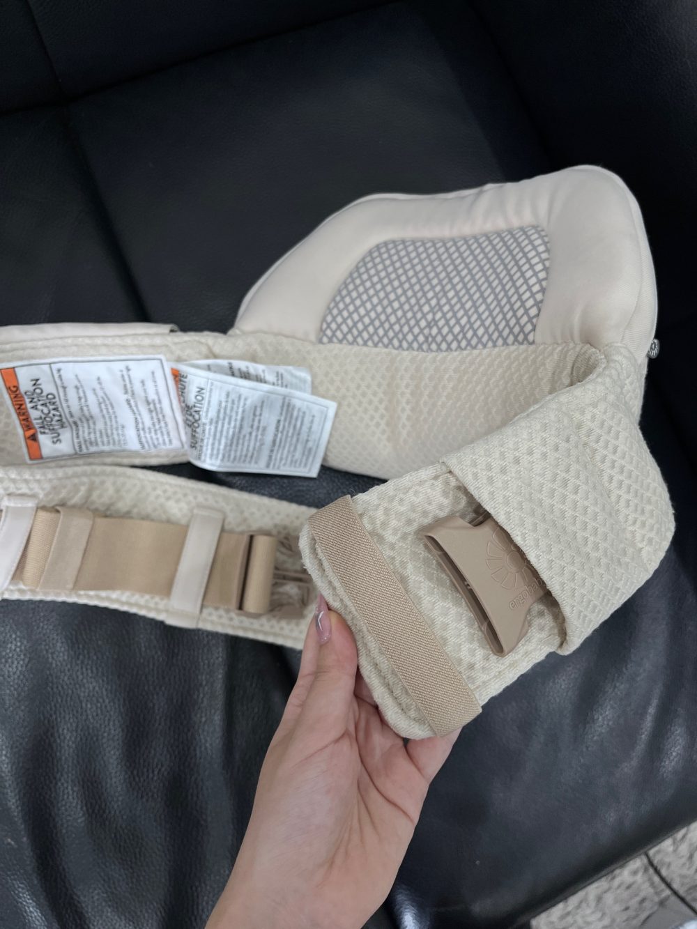 Địu Ergobaby Alta Hip Seat, Natural Beige ( size: 5kg5 -> 20kg ~ 4->48m) - Ảnh 17