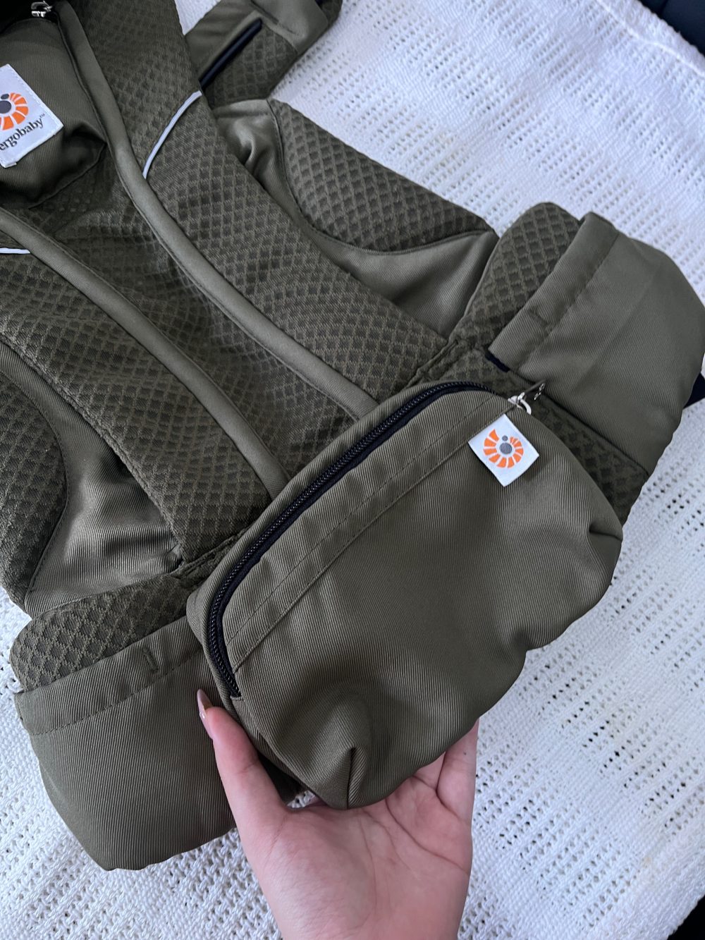 Địu Ergobaby Omni Breeze – Olive Green (Size: 3kg2->20kg ~ 0->48m) - Ảnh 15