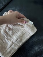 Set 2 áo gile màu be Nous và Nubes tặng kèm bộ dài tay No brand màu trắng (size 3→6m) - Ảnh 10