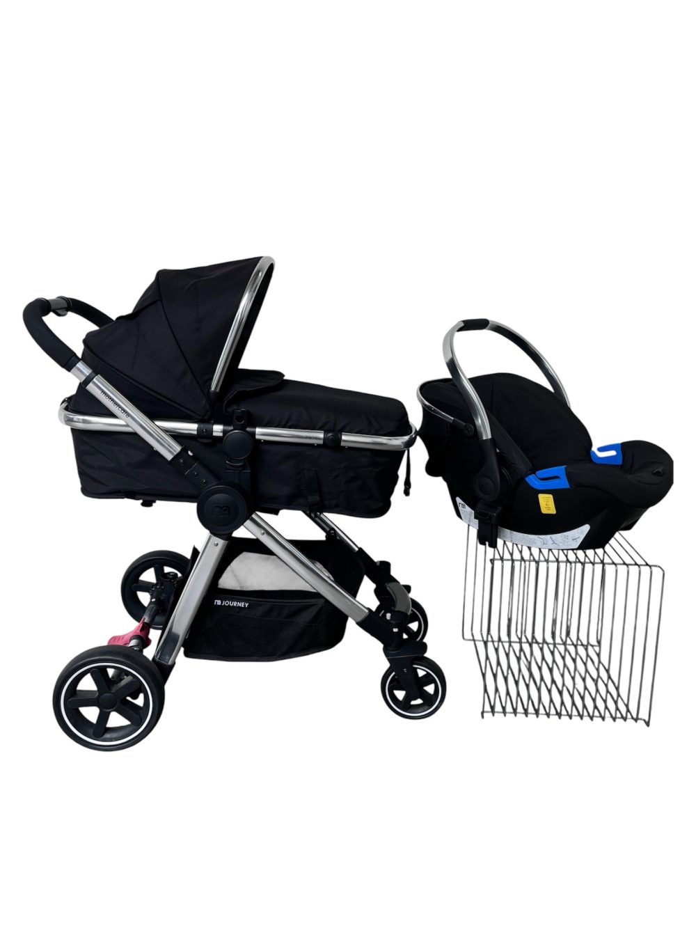 f0bb00bcdc73414aa4fc2eca156897c1 Xe đẩy Mothercare Journey màu đen (0→15kg) - Ảnh 1