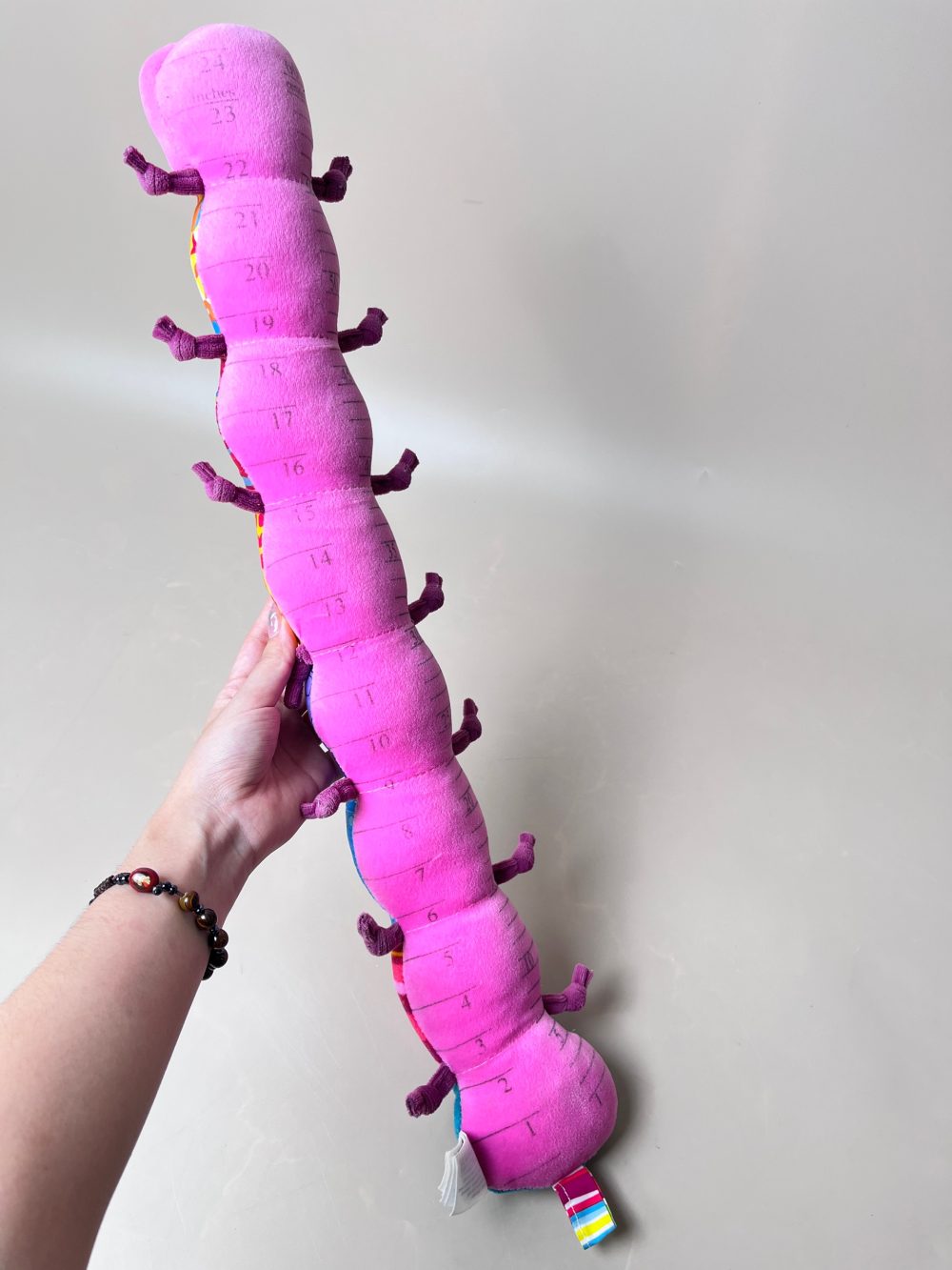 Set thú nhồi bông đồ chơi Tomy Lamaze, K’s kids hình sâu dài và sách vải Jollybaby chủ đề đuôi khủng long - Ảnh 10