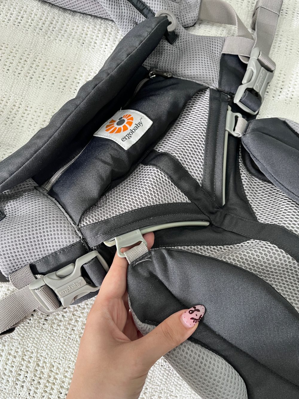 Địu Ergobaby Omni 360 Cool Air Mesh, Carbon Grey (size: 3kg2→20kg~ 0→48m) - Ảnh 19