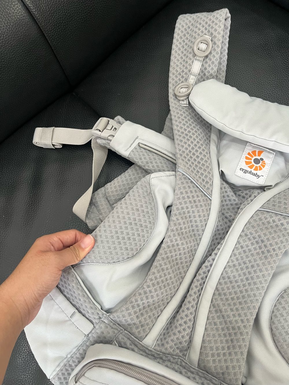 Địu Ergobaby Omni Breeze, Pearl Grey ( Size: 3.2->20kg ~ 0->48m) - Ảnh 3
