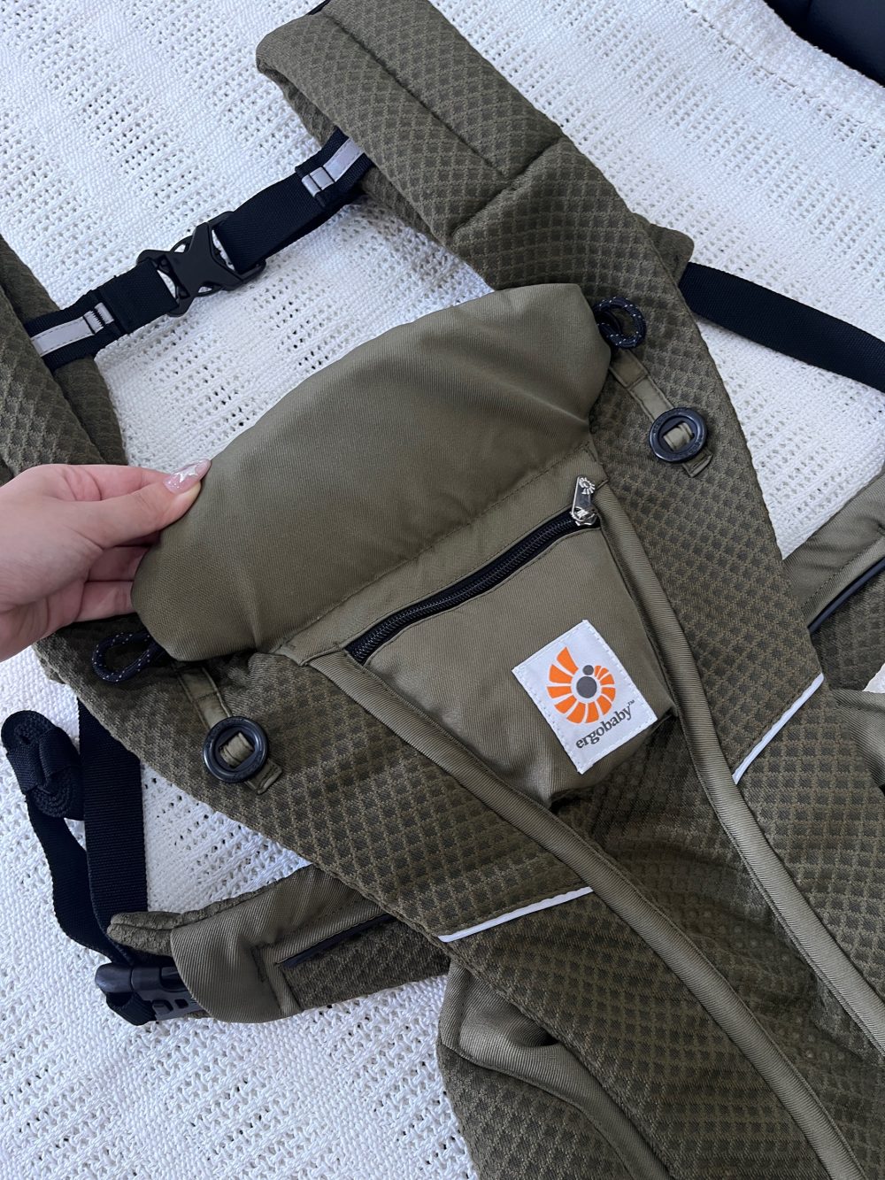 Địu Ergobaby Omni Breeze – Olive Green (Size: 3kg2->20kg ~ 0->48m) - Ảnh 12