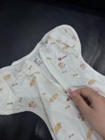 Set 3 nhộng kén ngủ Unbee, 2 màu trắng họa tiết hoạt hình (size 0→3m) & 1 màu xanh (size 0→6m) - Ảnh 16