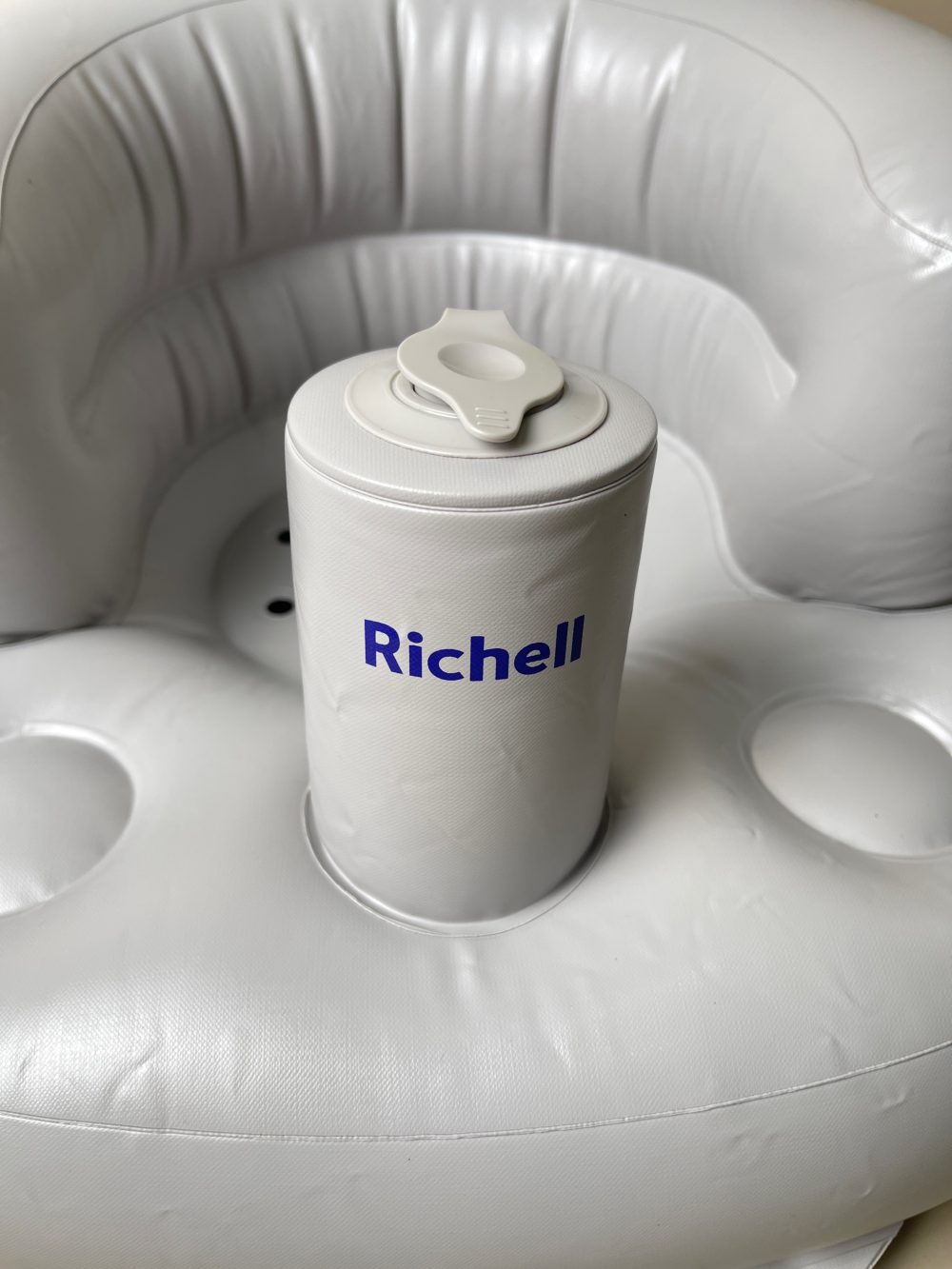 Ghế hơi tập ngồi Richell màu xám ( no box) - Ảnh 5