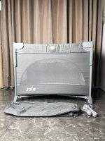 Cũi gấp gọn Joie Kubbie Sleep Foggy Gray và đệm cũi xơ dừa Chilux ( fullbox) - Ảnh 12