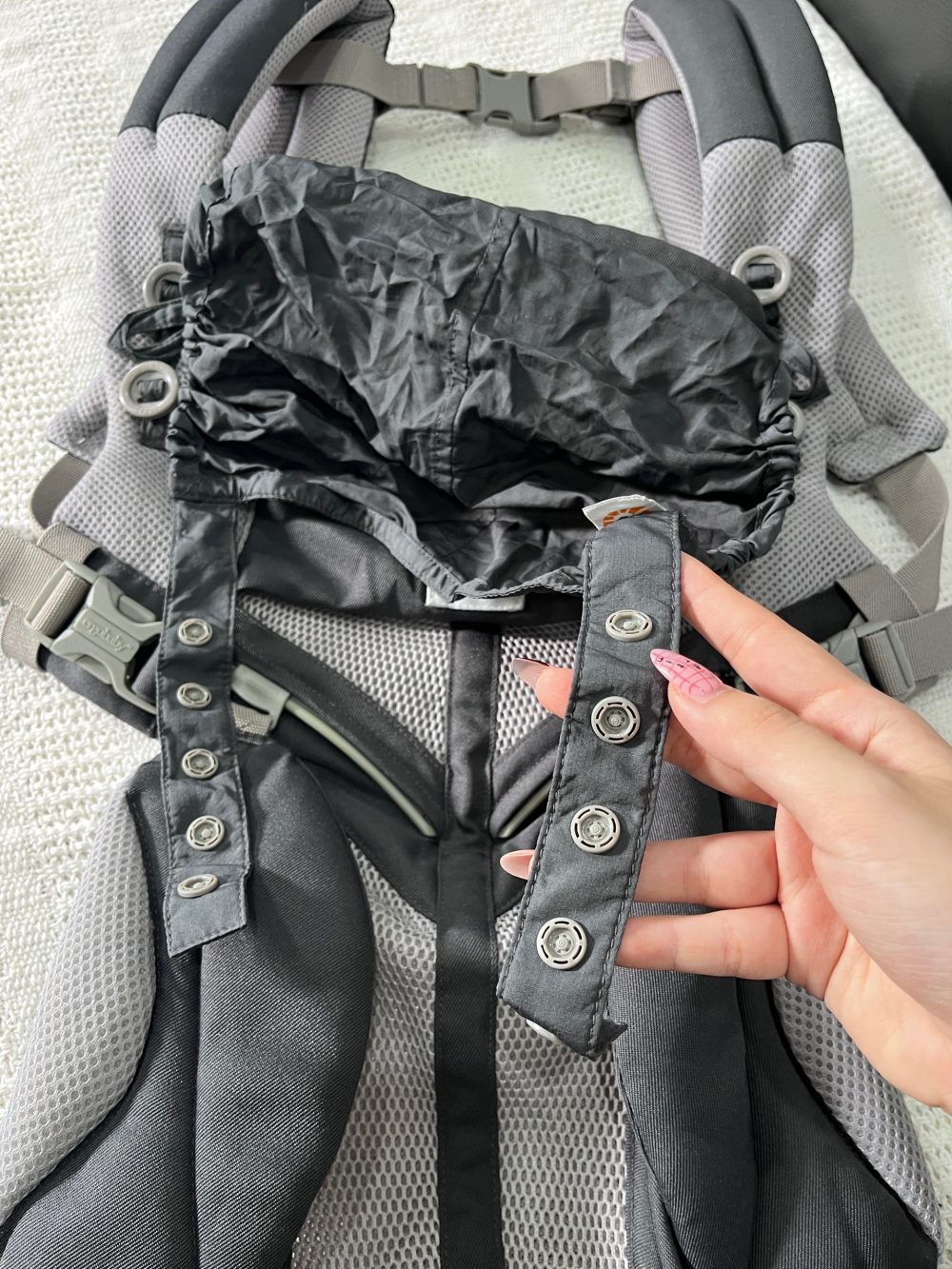 Địu Ergobaby Omni 360 Cool Air Mesh, Carbon Grey (size: 3kg2→20kg~ 0→48m) - Ảnh 13