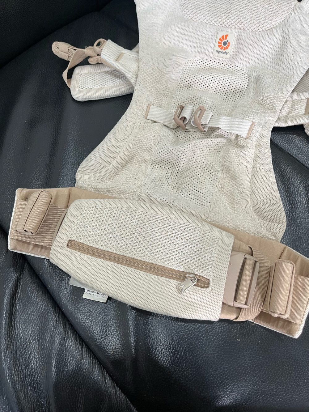 Địu Ergobaby Aerloom – Sand ( size: 3.2->15.9kg ~ 0->36m) - Ảnh 8