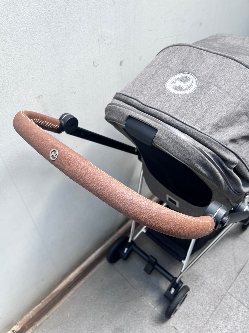 Xe đẩy Cybex mios 3 màu xám khung bạc ( size: 0->4y, tối đa 22kg) kèm adapter và áo mưa cybex - Ảnh 24