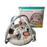 Thảm vải nằm chơi Telun Baby (ConCung) có nhạc, đèn, bảng điểu khiển màu xám (fullbox)