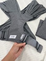 Địu vải Embé Sling màu Charcoal dòng flex ( size: 0->24m, còn túi đựng) - Ảnh 6