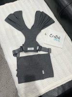 Địu vải Embé Sling màu Charcoal dòng flex ( size: 0->24m, còn túi đựng) - Ảnh 3