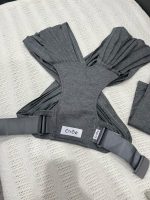 Địu vải Embé Sling màu Charcoal dòng flex ( size: 0->24m, còn túi đựng) - Ảnh 4