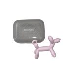Gặm nướu silicone Puppy Heorshe màu hồng (kèm hộp đựng)