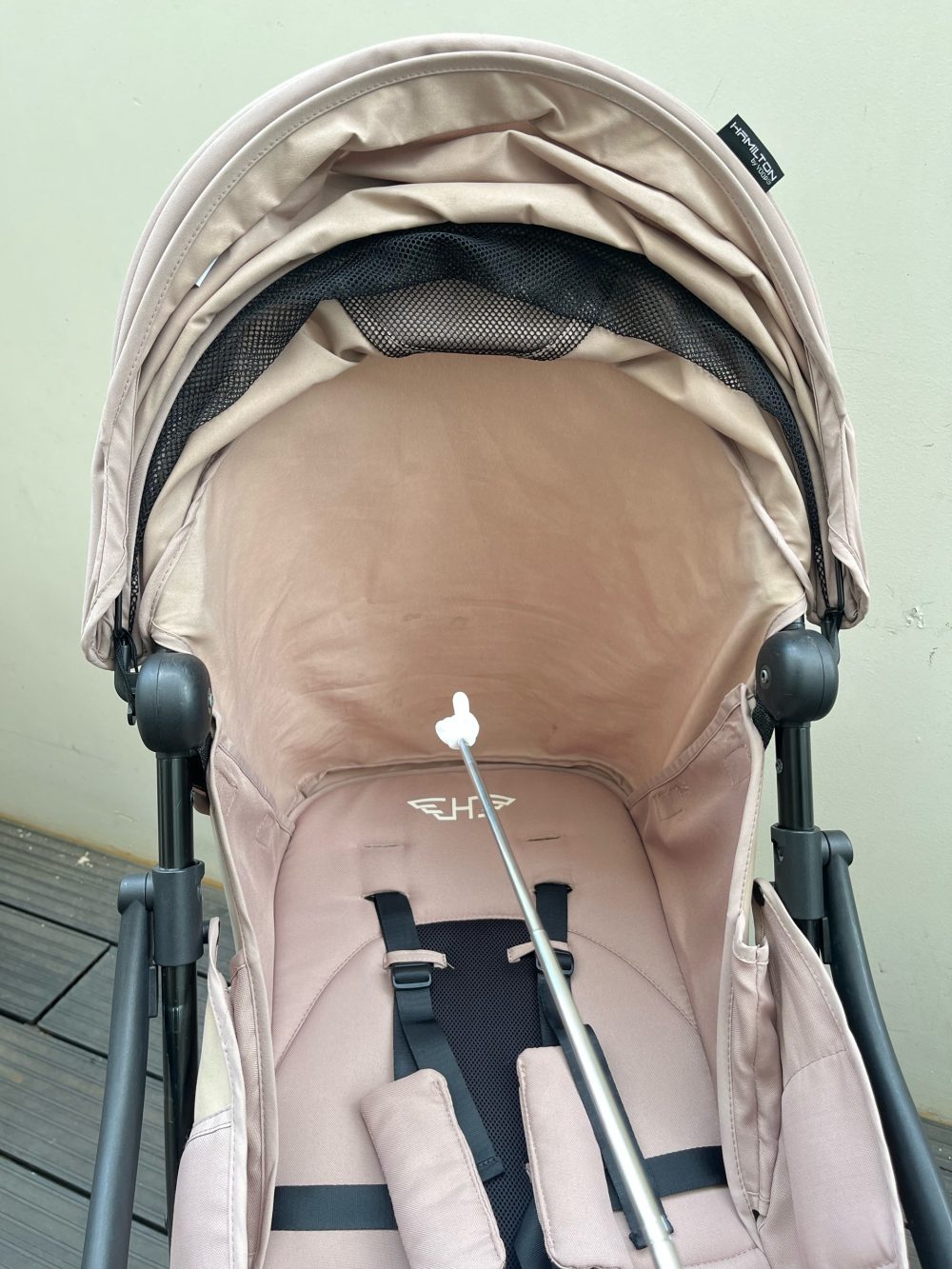 Xe đẩy Hamilton X1 màu nâu ánh hồng ( size: 0->4y, tối đa 20kg) - Ảnh 16