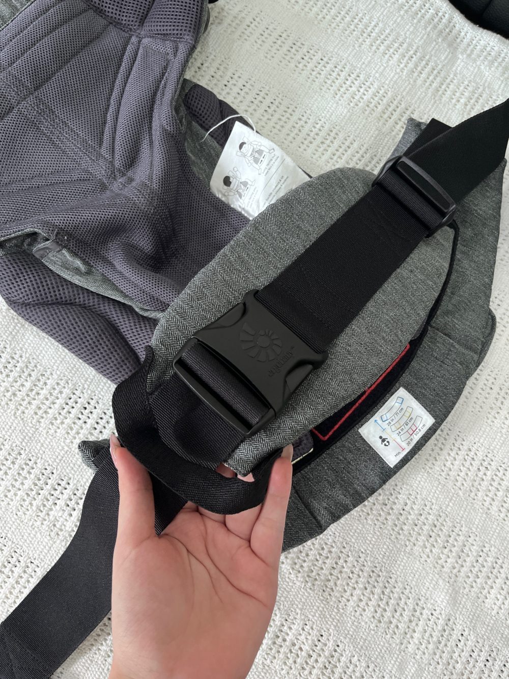 Địu Ergobaby Omni 360 Cool Air, Classic Weave (size: 3kg2→20kg~0→48m) - Ảnh 9