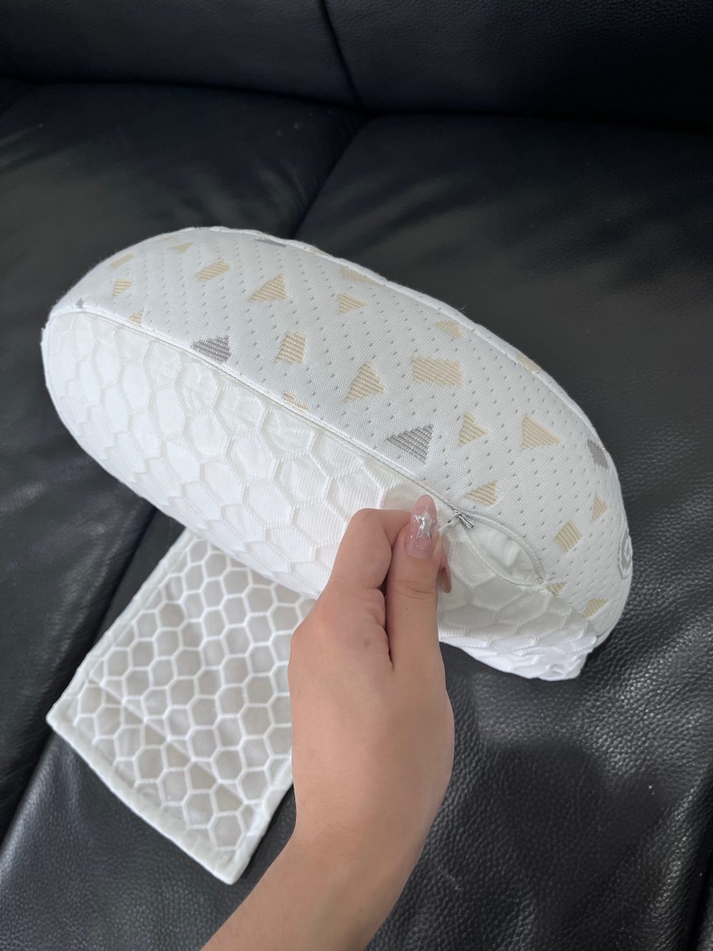 Gối bầu cánh tiên kèm gối phụ màu trắng no brand - Ảnh 6