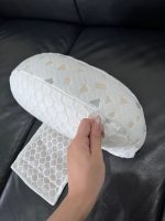 Gối bầu cánh tiên kèm gối phụ màu trắng no brand - Ảnh 6