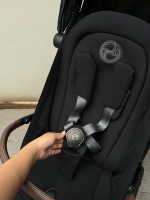 Xe đẩy Cybex Coya Rose Gold màu đen kèm bumper bar ( size: 0->4y, tối đa 22kg) - Ảnh 11