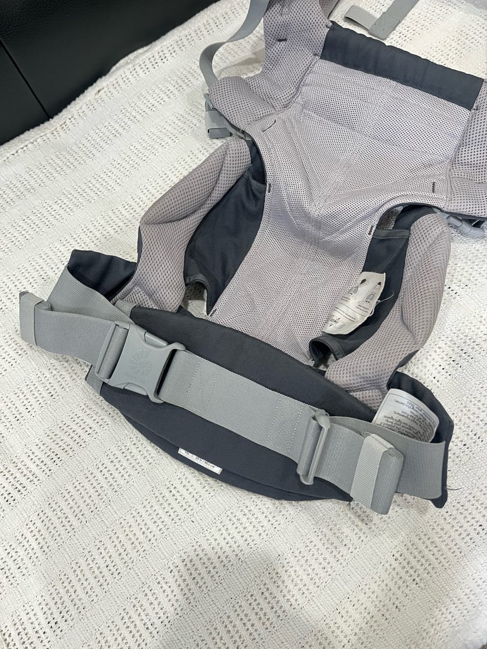 Địu Ergobaby Omni 360 Cool Air Mesh, Carbon grey ( size: 3kg2->20kg ~ 0->48m) - Ảnh 7