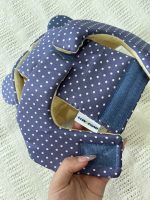 Mũ bảo hiểm cho bé tập bò, tập đi Luinodonb màu xanh (full box) - Ảnh 7