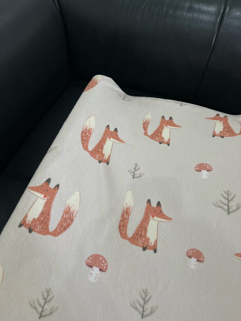 Tấm lót thay tã piccolo bambino kèm vỏ bọc hình cáo ( KT: 80x40x10) - Ảnh 6