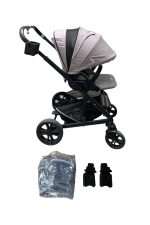 Xe đẩy Joie Chrome W/RC & ADPT màu Pebble (Size: 0->22kg) no box, full phụ kiện
