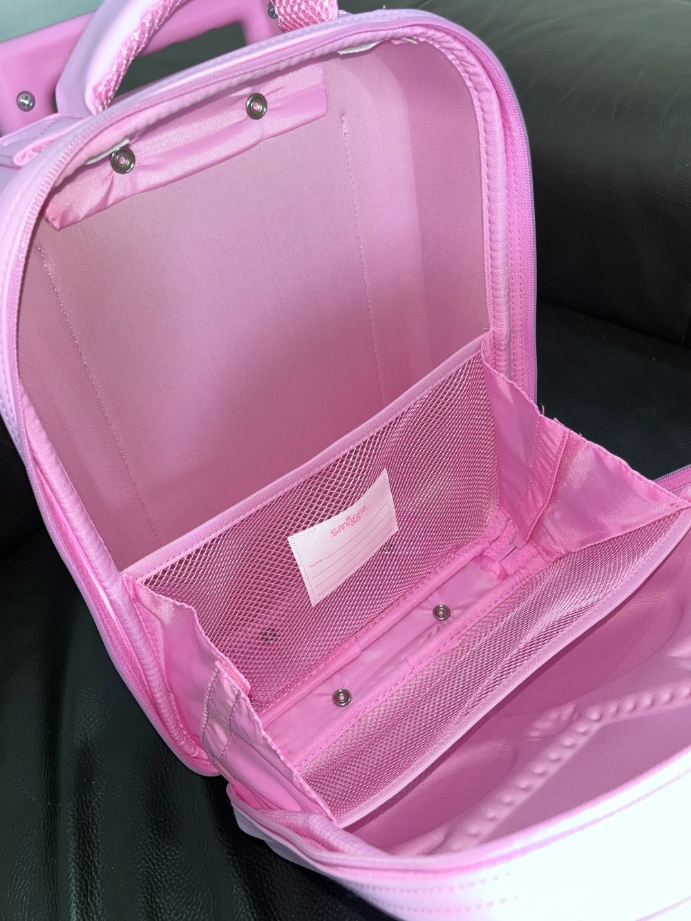 Vali Smiggle Little Journeys Tiny Hardtop màu hồng (no box) - Ảnh 11