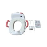 Bệ thu nhỏ đi vệ sinh cho bé Munie hình chú vịt màu hồng ( size: 10m+)
