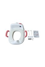 Bệ thu nhỏ đi vệ sinh cho bé Munie hình chú vịt màu hồng ( size: 10m+)