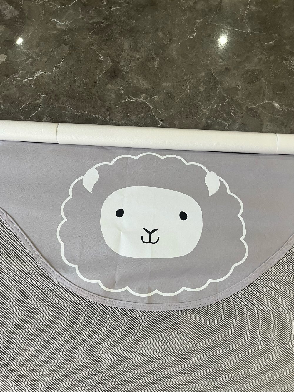 Thanh chắn giường Umoo bản nâng cấp màu ghi (KT: 180x73cm) - Ảnh 3