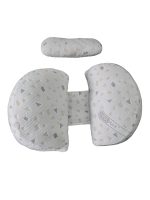 Gối bầu cánh tiên kèm gối phụ màu trắng no brand