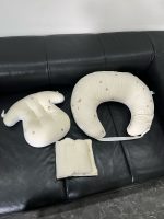 Gối cho con bú 2in1 Easy MOM kết hợp gối chống trào ngược màu be - Ảnh 4