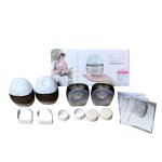 Máy hút sữa Spectra Wearable kèm 2 cup hút sữa - BH 18/4/2027 (full box) - bill VNQ