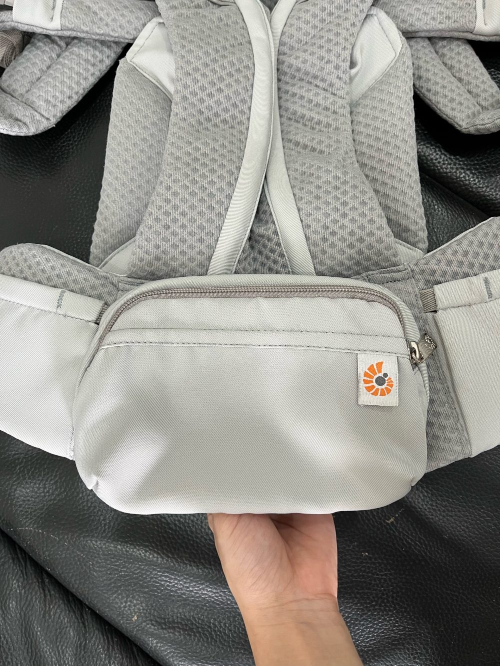 Địu Ergobaby Omni breeze, Pearl Grey (size 3kg2→20kg~0m → 48m) - Ảnh 2